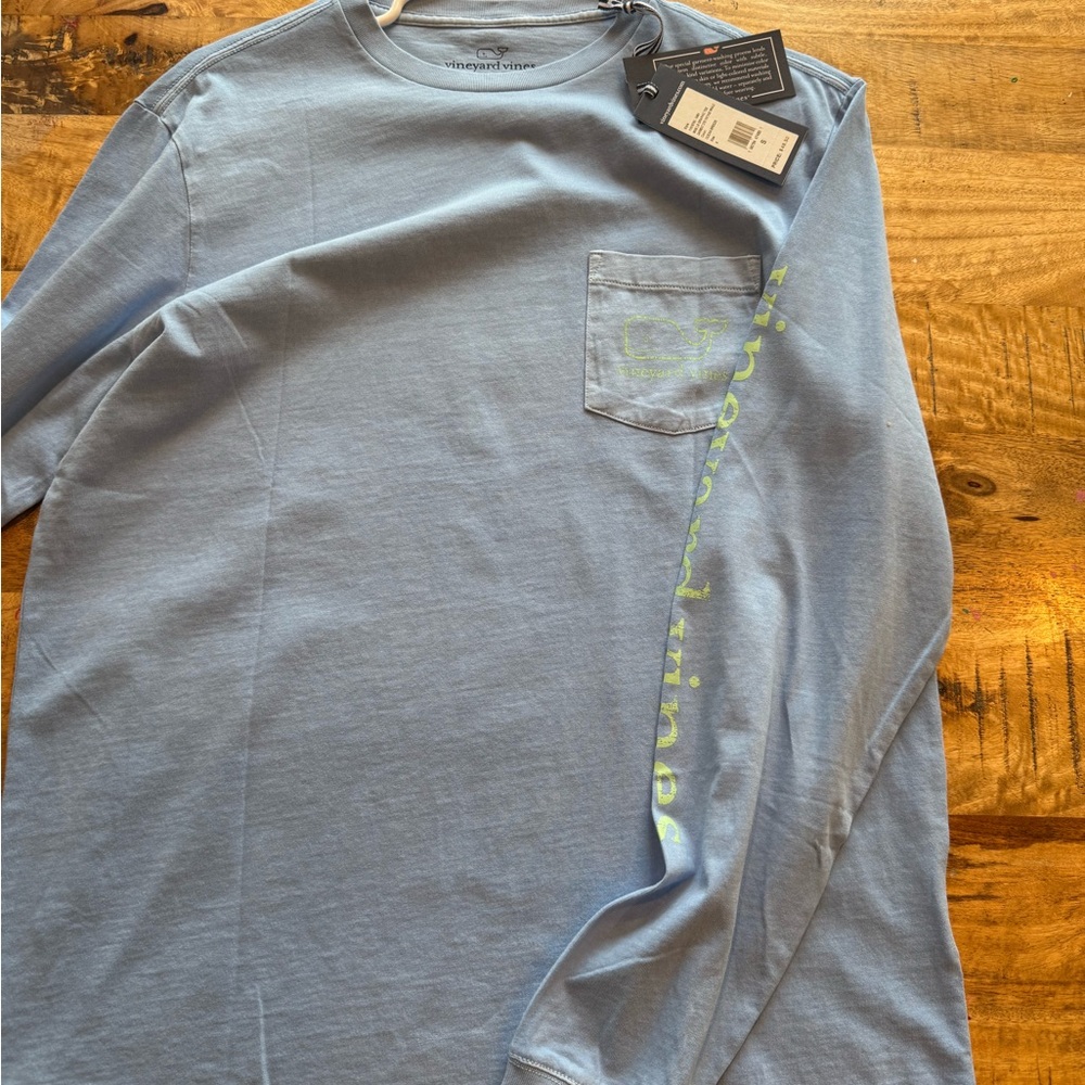 Vineyard Vines Blue Long Sleeve Tee